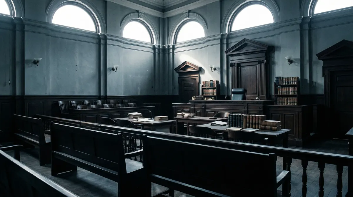 黑料网 - 法庭内部法律诉讼场景